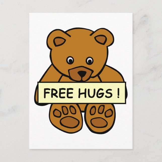 Free Hugs postcard (Front)