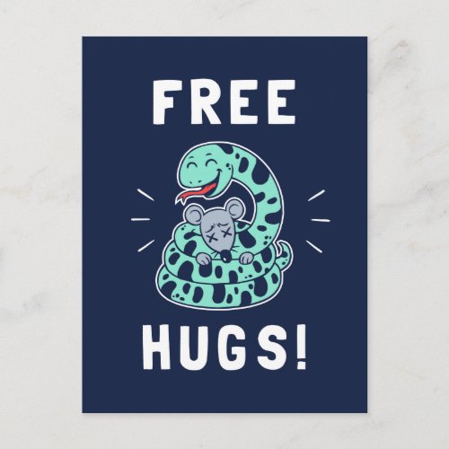 Free Hugs Postcard