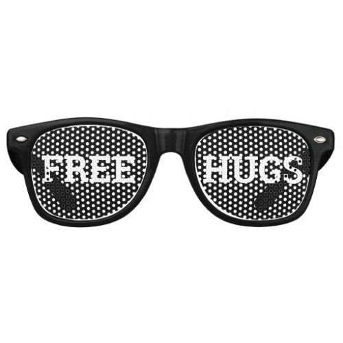 FREE HUGS retro Shades  Fun Party Sunglasses