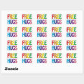 Free Hugs Square Sticker | Zazzle