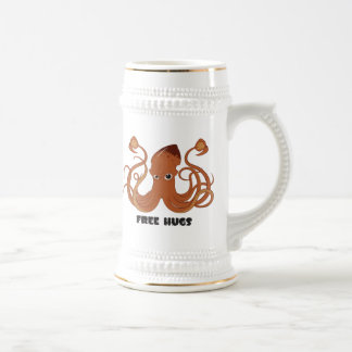 Free Hugs Squid Beer Stein