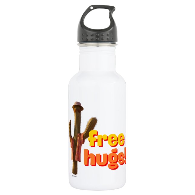 Free Hugs! Stainless Steel Water Bottle (Front)
