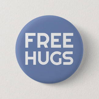 Free Hugs Standard, 2¼ Inch Round Button
