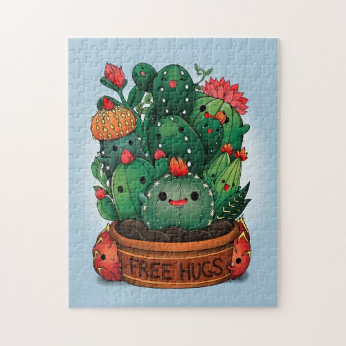 Free Hugs Succulents Jigsaw Puzzle
