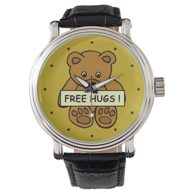 FREE HUGS Teddy watches (Front)