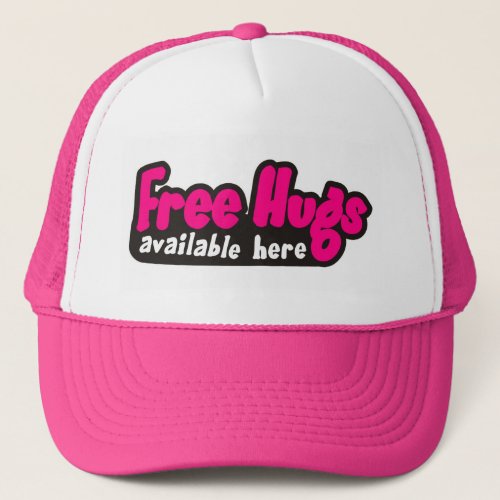 free hugs trucker hat