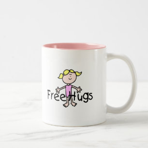 Free Hugs Two-Tone Coffee Mug