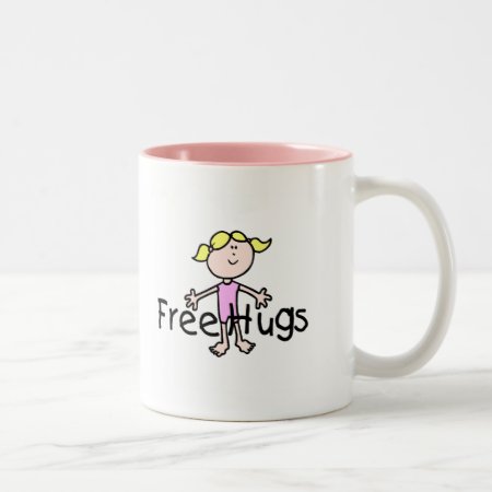 Free Hugs Two-tone Coffee Mug