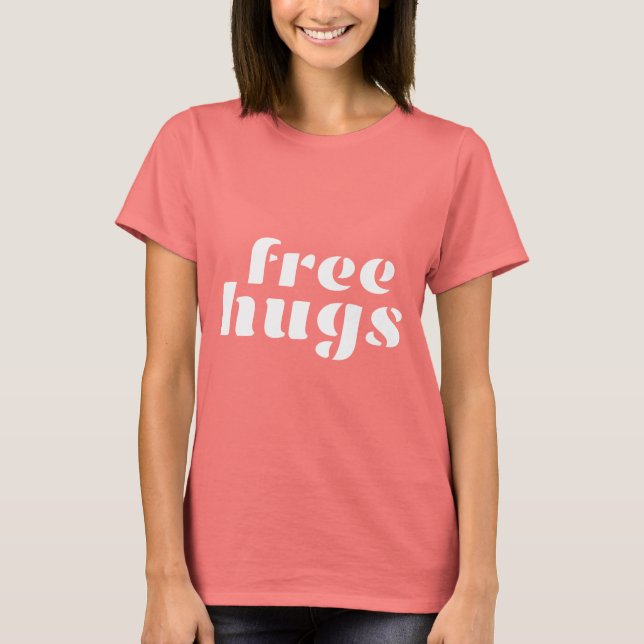 Free Hugs Women's Bella+Canvas Long Sleeve Tshirt (Front)