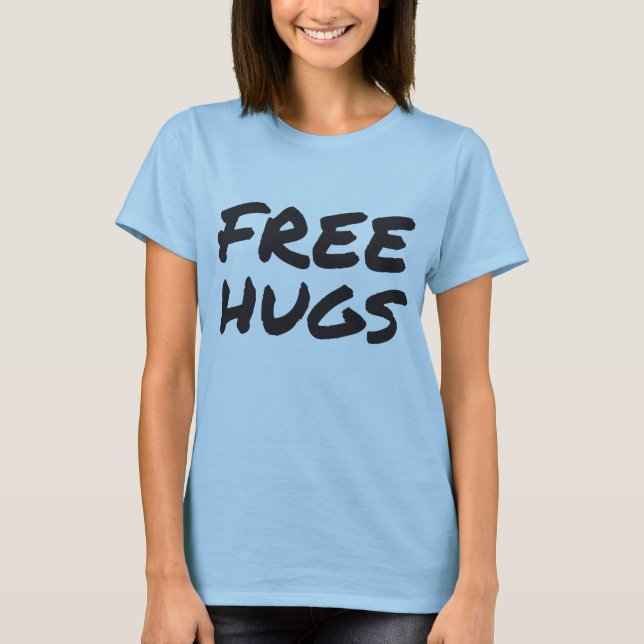 Free Hugs Women's Bella+Canvas Ringer T-Shirt (Front)