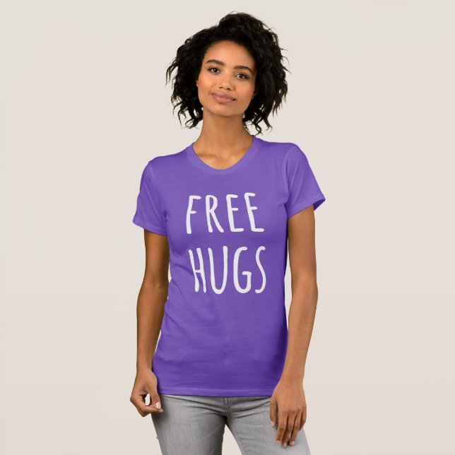 Free Hugs Women's Bella Canvas T-shirts (Front Full)