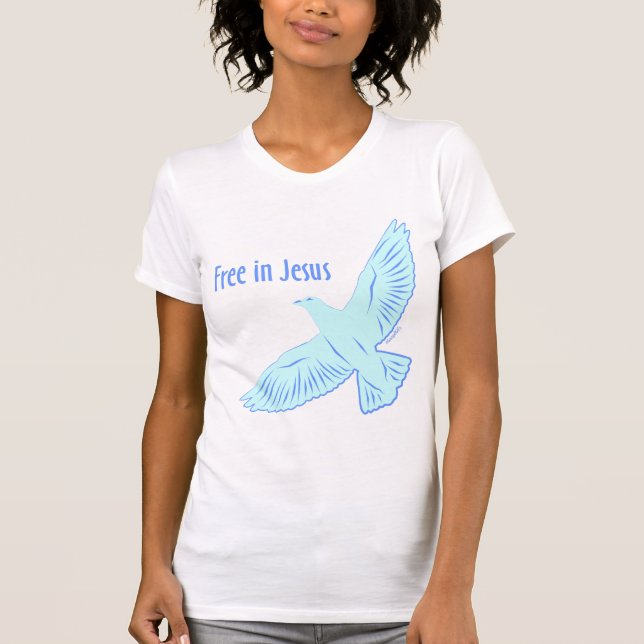 Free in Jesus (light) T-Shirt (Front)