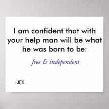 Free & Independent - blue