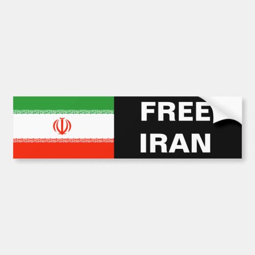 FREE IRAN BUMPER STICKER