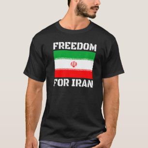 FREE IRAN FLAG LOVE PERSIAN FREEDOM FOR IRAN T-Shirt
