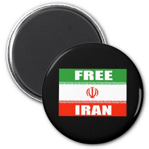 FREE IRAN Flag Magnet