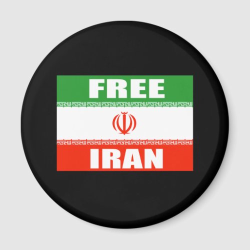 FREE IRAN Flag Magnet