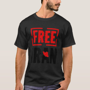 Free Iran Freedom  Persian Love Azadi Iranian  Quo T-Shirt