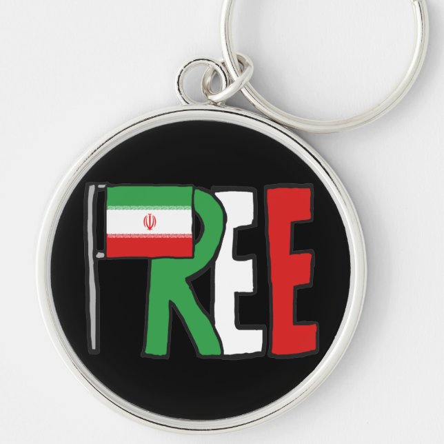 Free Iran Keychain (Front)