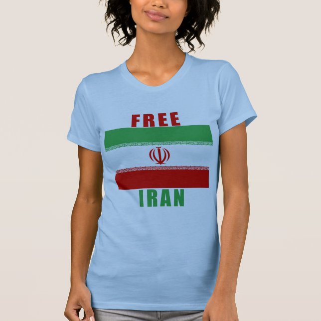 Free Iran Products T-Shirt (Front)