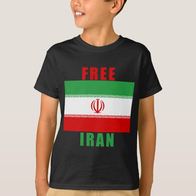 Free Iran Products T-Shirt (Front)