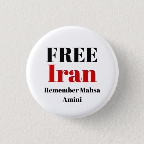 FREE IRAN REMEMBER Mahsa Amini  Button
