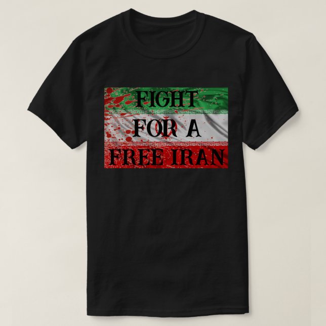 Free Iran T-Shirt (Design Front)