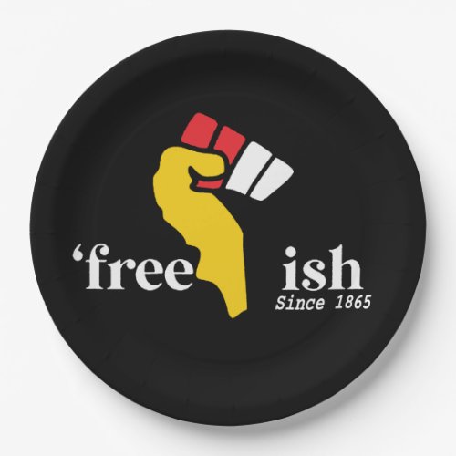 Free_ish Juneteenth Paper Plates