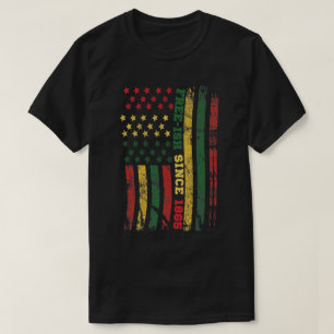 Free-ish Since 1865 Juneteenth Flag T-Shirt