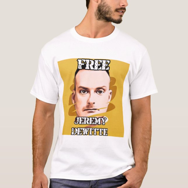 Free Jeremy Dewitte T-Shirt (Front)