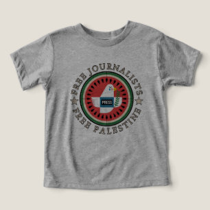 Free Jounalists Free Palestine Toddler T-shirt