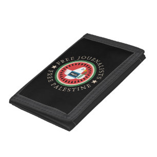 Free Jounalists Free Palestine Trifold Wallet