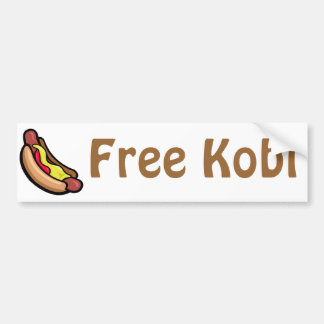 Free Kobi Bumper Sticker