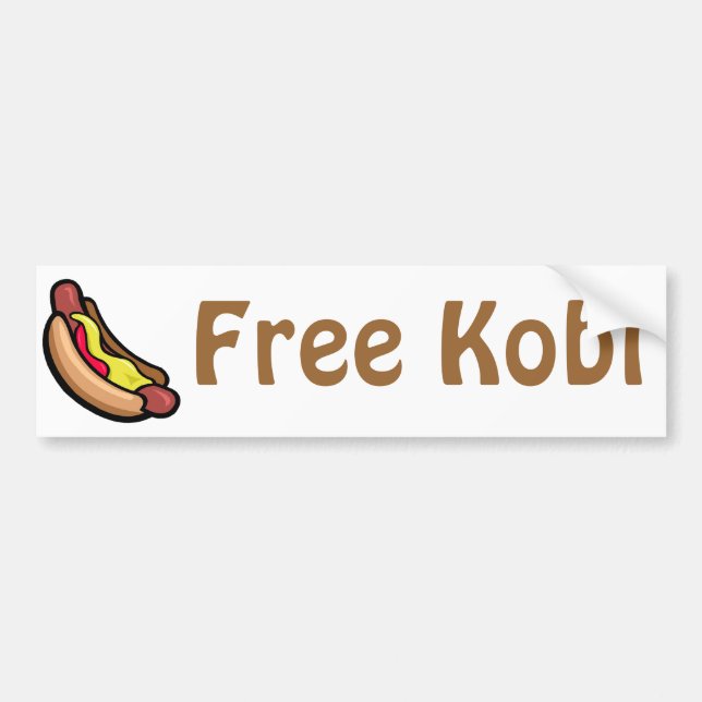 Free Kobi Bumper Sticker (Front)