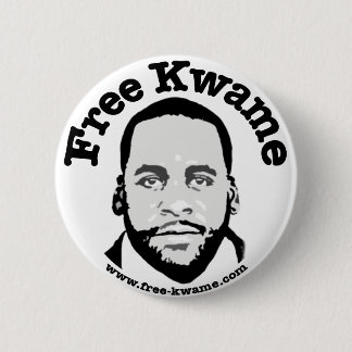 "Free Kwame" Bumper Button