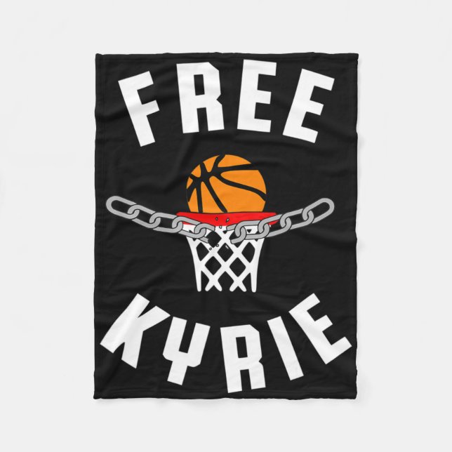Free Kyrie Free Speech Anti Censorship Fun Bysketb Fleece Blanket (Front)