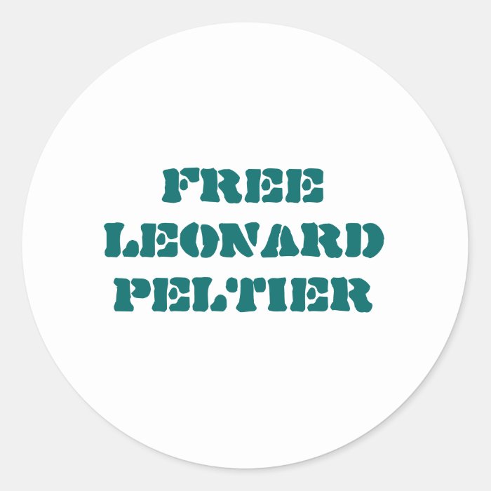 Free Leonard Peltier sticker