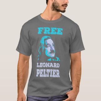 FREE LEONARD PELTIER vintage turquoise T-Shirt
