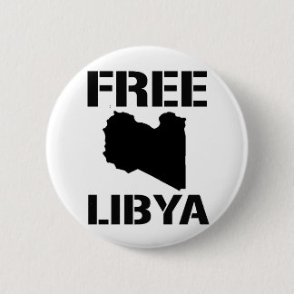 FREE LIBYA (black) Button