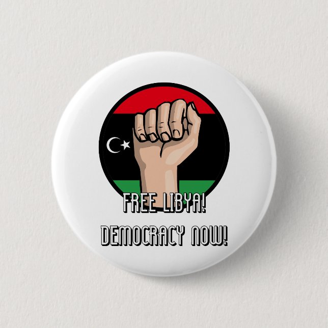 FREE LIBYA BUTTON (Front)