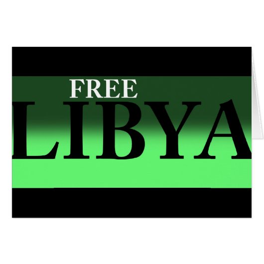 FREE LIBYA CARDS (Front Horizontal)