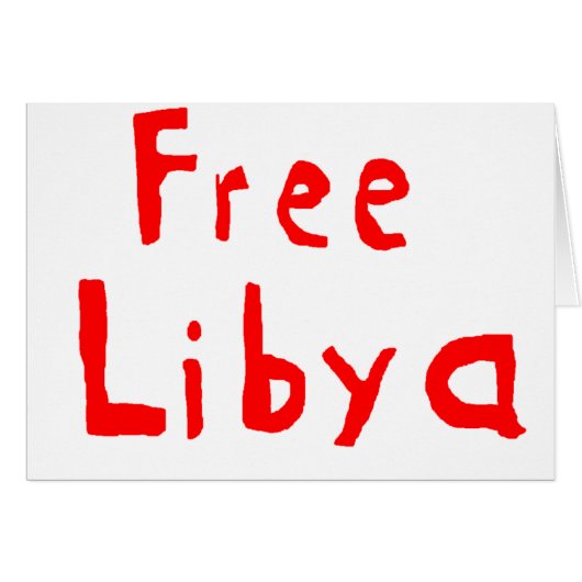 FREE LIBYA CARDS (Front Horizontal)