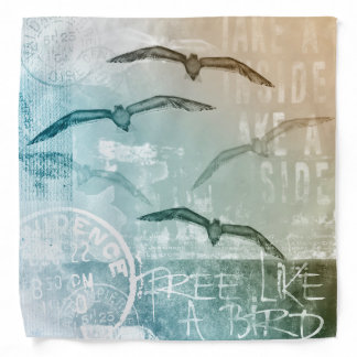Free like a bird bandana