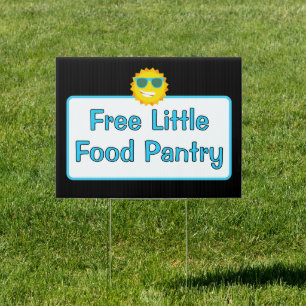 Free Little Food Pantry Yard Sign