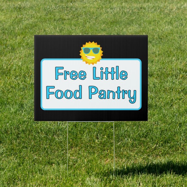 Free Little Food Pantry Yard Sign (Insitu)