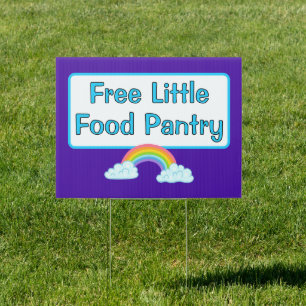 Free Little Food Pantry Yard Sign
