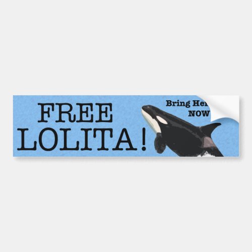Free Lolita Bumper Sticker