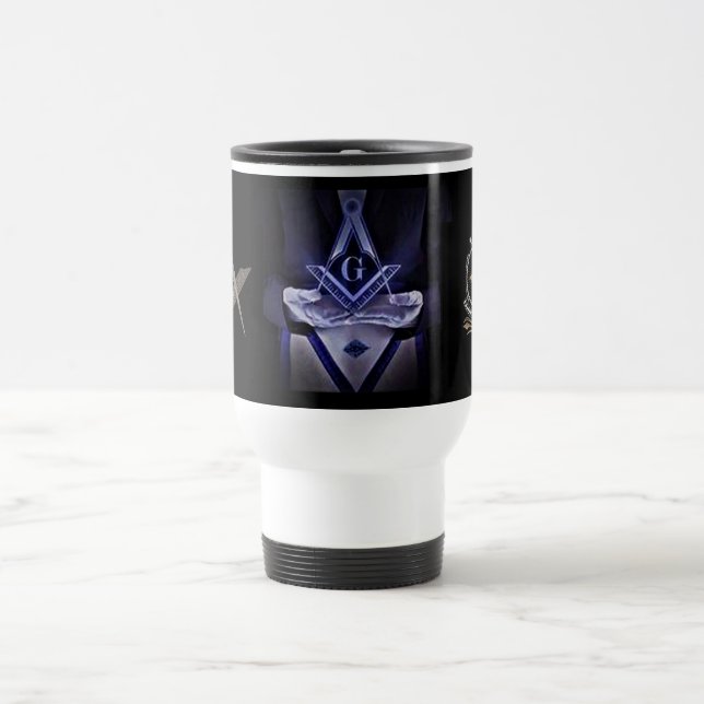 Free masons travel mug (Center)