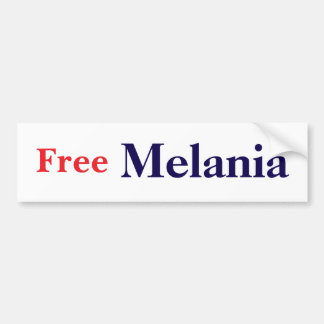 Free Melania Bumper Sticker