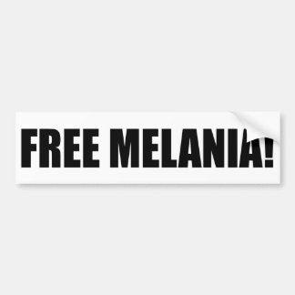 "FREE MELANIA!" BUMPER STICKER